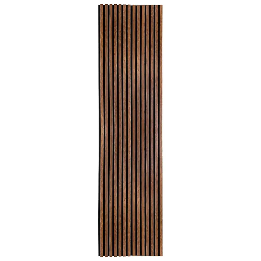 Atmosphera Créateur D'Intérieur Panneau décoratif mural Colva bois foncé 240x60cm - Atmosphera- Panneau Tasseau Bois