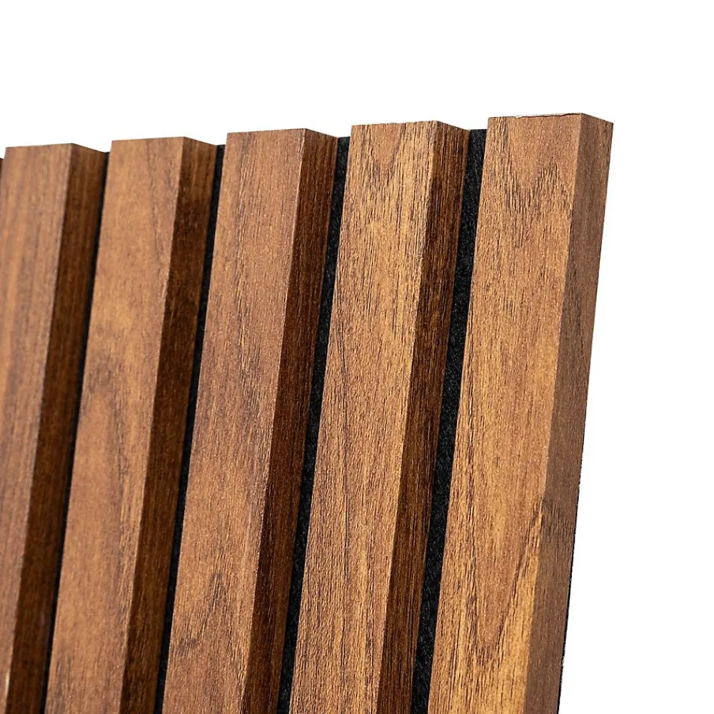 Atmosphera Créateur D'Intérieur Panneau décoratif mural Colva bois foncé 240x60cm - Atmosphera- Panneau Tasseau Bois