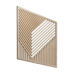 Radex Panneau Décoratif En Bois|Panneau Bois, Osb, Mdf<Panneau décoratif mural Lise effet bois clair L.60 x l.60 x ép.1cm 3pcs