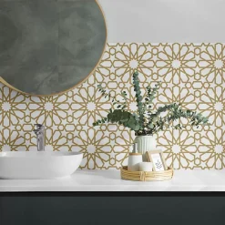 Wallfluent Lambris Mural<Panneau Décoratif Mural 120x60 cm Motifs Floraux 1 pièce
