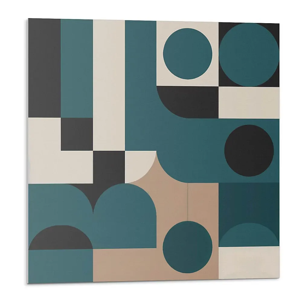 Wallfluent Lambris Mural<Panneau Décoratif Mural 50x50 cm Formes Abstraites 4 pièces