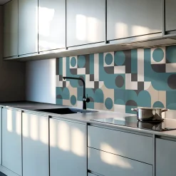 Wallfluent Lambris Mural<Panneau Décoratif Mural 50x50 cm Formes Abstraites 4 pièces