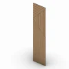 Foge Panneau décoratif Odin en MDF(m) décor chêne Saragosse L. 260 x l. 60 cm, ép. 8 mm- Panneau Bois, Osb, Mdf