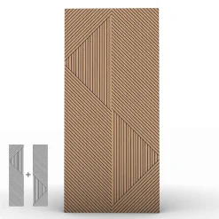Foge Panneau décoratif Odin en MDF(m) décor chêne Saragosse L. 260 x l. 60 cm, ép. 8 mm- Panneau Bois, Osb, Mdf
