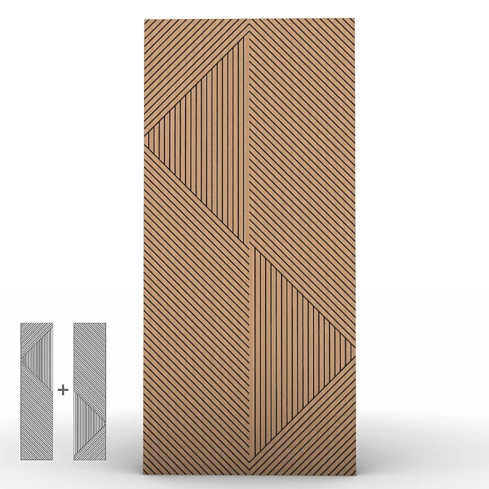 Foge Panneau décoratif Odin en MDF(m) décor chêne Saragosse L. 260 x l. 60 cm, ép. 8 mm- Panneau Bois, Osb, Mdf