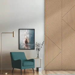 Foge Panneau décoratif Odin en MDF(m) décor chêne Saragosse L. 260 x l. 60 cm, ép. 8 mm- Panneau Bois, Osb, Mdf