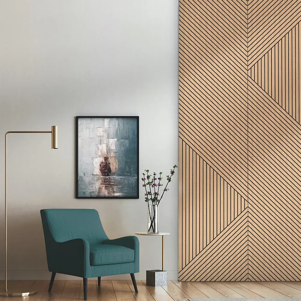 Foge Panneau décoratif Odin en MDF(m) décor chêne Saragosse L. 260 x l. 60 cm, ép. 8 mm- Panneau Bois, Osb, Mdf