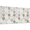Wallfluent Panneau Décoratif 100x50 cm Géométrie Dans Les Carrés 1 pièce- Lambris Mural
