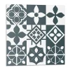 Wallfluent Panneau Décoratif 50x50 cm Motifs Géométriques En Carreaux 4 pièces- Lambris Mural
