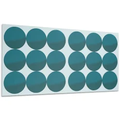 Wallfluent Panneau Décoratif 120x60 cm Géométrie Des Cercles Et Des Carrés 1 pièce- Lambris Mural