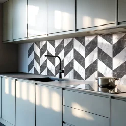 Wallfluent Lambris Mural<Panneau Décoratif 100x50 cm Motif Composé De Cercles Disposés En Grille 1 pièce