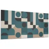 Wallfluent Lambris Mural<Panneau Décoratif 120x60 cm Géométrie De L'étoile Et Du Rectangle 1 pièce