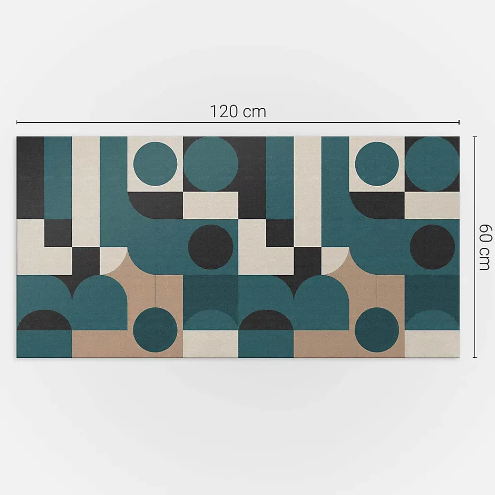 Wallfluent Lambris Mural<Panneau Décoratif 120x60 cm Géométrie De L'étoile Et Du Rectangle 1 pièce
