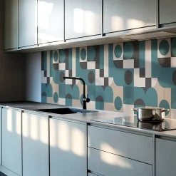 Wallfluent Lambris Mural<Panneau Décoratif 120x60 cm Géométrie De L'étoile Et Du Rectangle 1 pièce