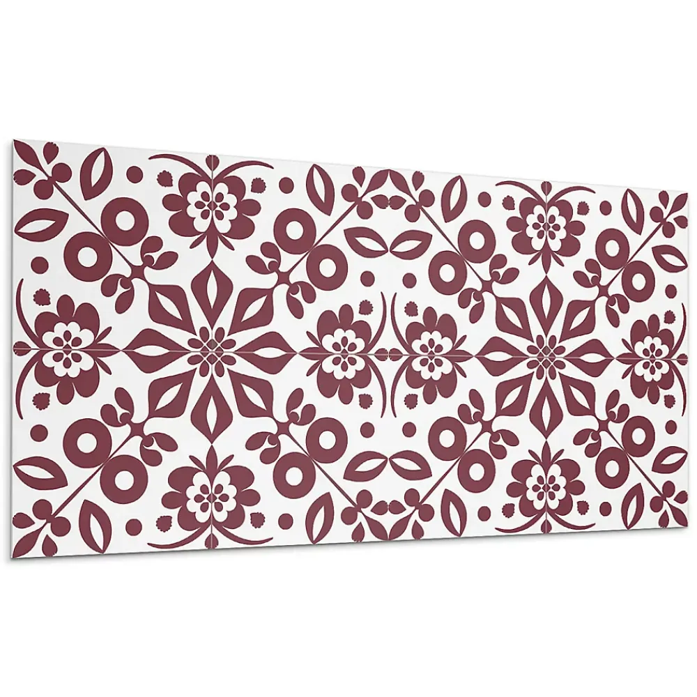 Wallfluent Lambris Mural<Panneau Décoratif 120x60 cm Motif Végétal Avec Ornements 1 pièce