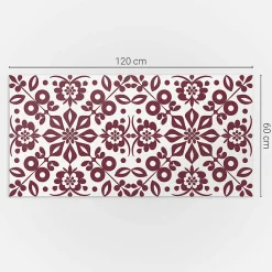 Wallfluent Lambris Mural<Panneau Décoratif 120x60 cm Motif Végétal Avec Ornements 1 pièce