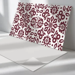 Wallfluent Lambris Mural<Panneau Décoratif 120x60 cm Motif Végétal Avec Ornements 1 pièce