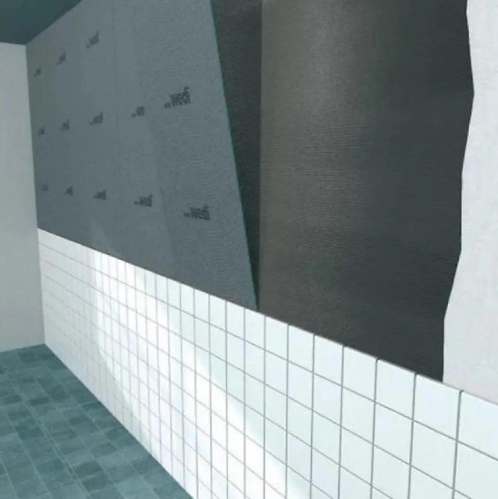 Wedi Panneau de construction 250 x 60 x 1 cm- Panneau Mural De Salle De Bains