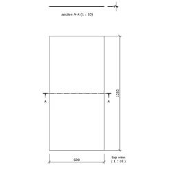 Wedi Panneau Mural De Salle De Bains<Panneau de construction 125 x 60 x 5 cm