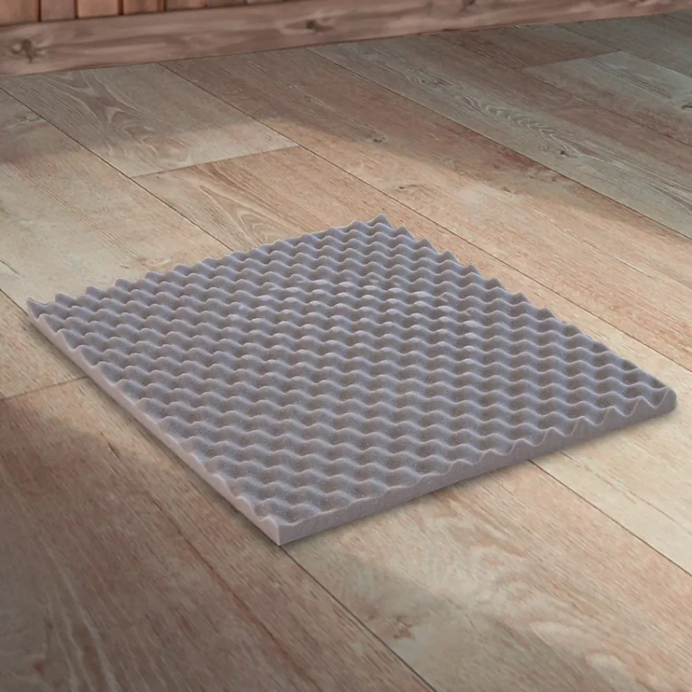 Matelas Pour Tous Panneau de mousse acoustique 200x200 cm Epaisseur 3 cm- Panneau Décoratif En Bois