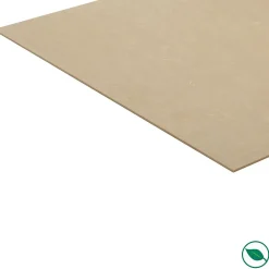 Forestea Panneau HDF 800 x 600 x 3 mm 1 face lisse face non lisse- Panneau Bois, Osb, Mdf