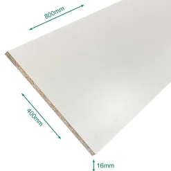 Forestea Panneau mélaminé 800 x 400 x 16 mm- Panneau Bois, Osb, Mdf