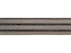 Quiet Wall Panneau Mural Acoustique en Bois - 240x60,5x2,2 cm - Chêne Foncé - A Lattes - Panneau Tasseau de Bois Naturel- Panneau Tasseau Bois