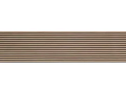 Quiet Wall Panneau Mural Acoustique en Bois - 240x60,5x2,2 cm - Noyer Naturel - A Lattes - Panneau Tasseau de Bois Naturel- Panneau Tasseau Bois