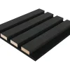 Vente-unique Lambris Mural<Panneau mural acoustique - Finition bois gris anthracite - Pack de 3,12 m² - Lot de 2 pièces - PENCIA