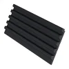 Vente-unique Panneau Mural Décoratif<Panneau mural 3D - Pack de 2,83 m² - Noir - Lot de 8 pièces - CLINTON
