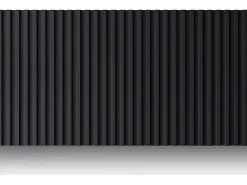 Vente-unique Panneau Mural Décoratif<Panneau mural 3D - Pack de 2,83 m² - Noir - Lot de 8 pièces - CLINTON