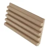 Vente-unique Panneau mural 3D - Pack de 3,71 m² - Coloris bois naturel clair - Lot de 8 pièces - TATIANA- Panneau Mural Décoratif