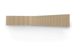 Vente-unique Panneau mural 3D - Pack de 3,71 m² - Coloris bois naturel clair - Lot de 8 pièces - TATIANA- Panneau Mural Décoratif