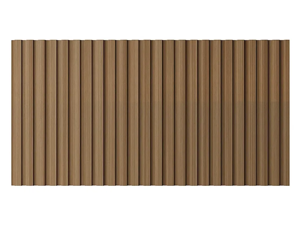 Vente-unique Panneau mural 3D - Pack de 3,71 m² - Coloris bois naturel - Lot de 8 pièces - TATIANA- Panneau Mural Décoratif
