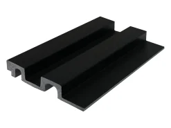 Vente-unique Panneau Mural Décoratif<Panneau mural 3D - Pack de 2.83 m² - Coloris noir effet bois - Lot de 8 pièces - FLINT