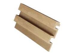 Vente-unique Panneau mural 3D - Pack de 2.83 m² - Coloris bois naturel - Lot de 8 pièces - FLINT- Panneau Mural Décoratif