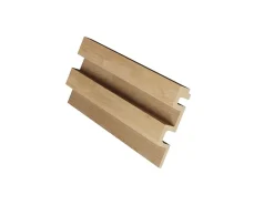 Vente-unique Panneau mural 3D - Pack de 2.83 m² - Coloris bois naturel - Lot de 8 pièces - FLINT- Panneau Mural Décoratif