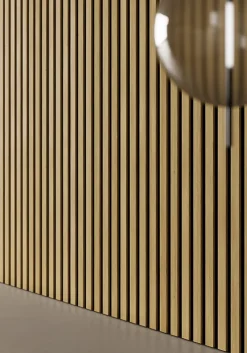 Hardwarexchange Panneau Tasseau Bois<Panneau mural 3D en MDF massif Blanc antique satiné de 2760 mm X 750 mm MIDDLE WAVY
