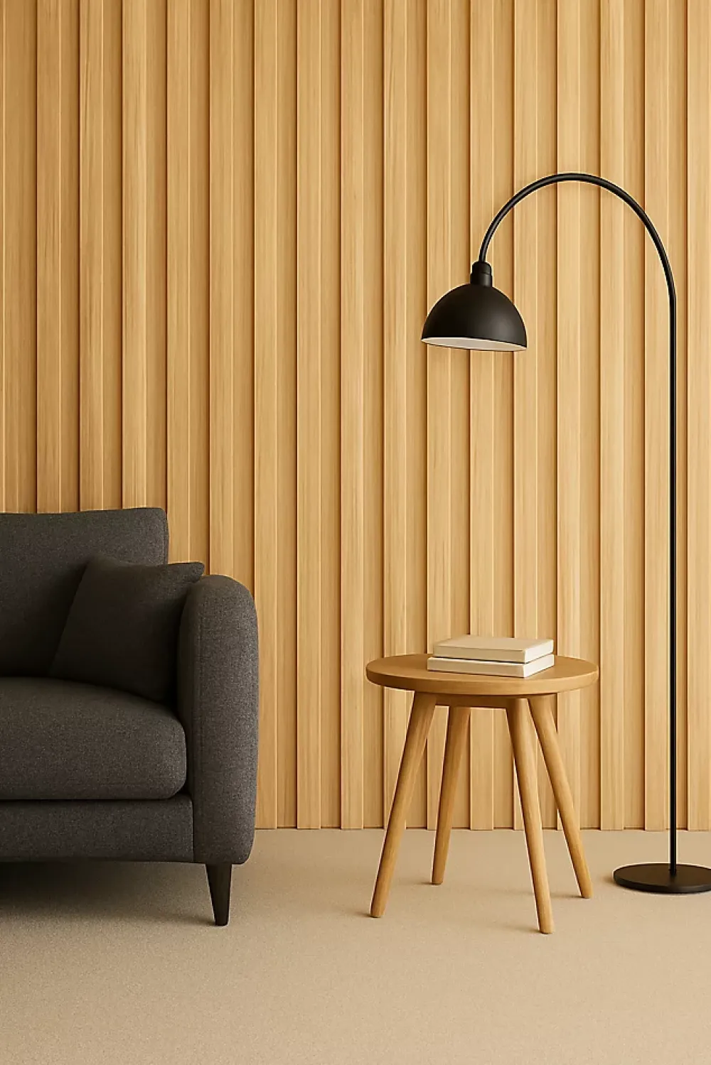Hardwarexchange Panneau Tasseau Bois<Panneau mural 3D MDF SMOOTH WAVY chêne naturel mat 2760x750x12 mm