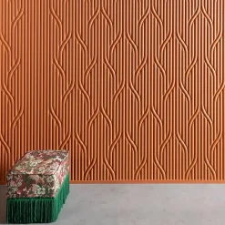 Orac Decor Panneau Mural Décoratif<Panneau mural 3D motifs fluides - - L200xp1.6xH25cm - Carton complet 8 panneaux - W213