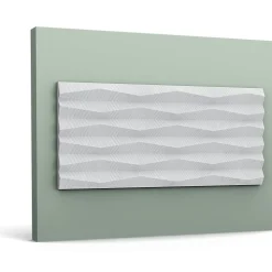 Orac Decor Panneau mural 3D RIDGE W112, L200 x H25 x l1.9 cm- Panneau Mural Décoratif