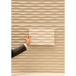 Orac Decor Panneau mural 3D RIDGE W112, L200 x H25 x l1.9 cm- Panneau Mural Décoratif