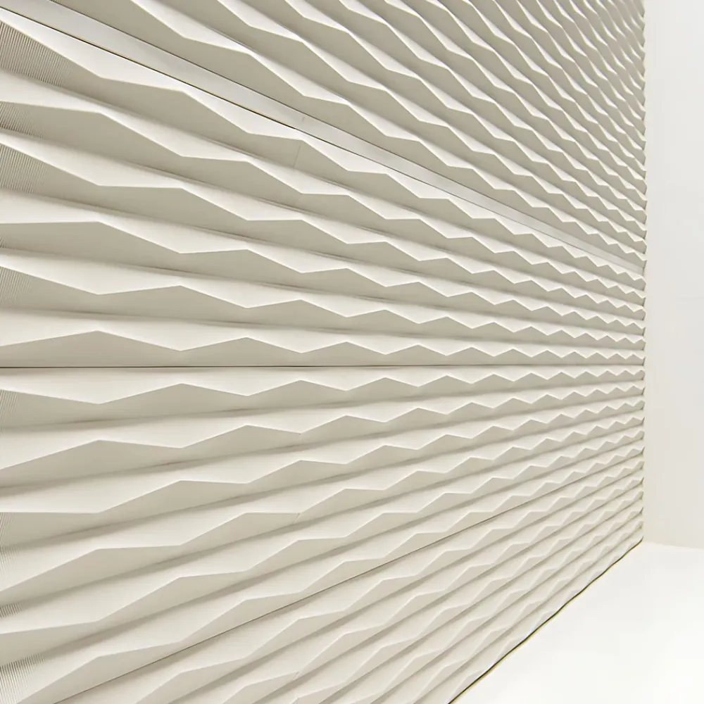 Orac Decor Panneau mural 3D RIDGE W112, L200 x H25 x l1.9 cm- Panneau Mural Décoratif