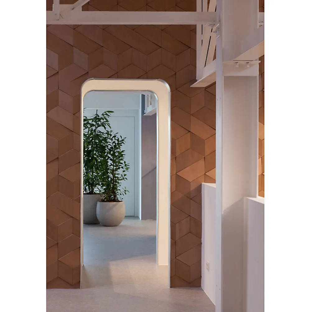 Orac Decor Panneau mural 3D TRAPEZIUM W101- Panneau Mural Décoratif