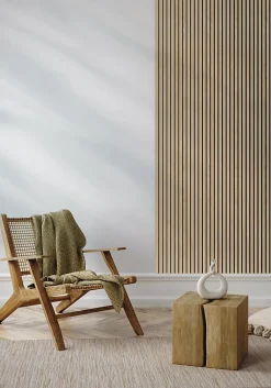 Lamelio Panneau Tasseau Bois<Panneau Mural Décoratif - Chêne Clair