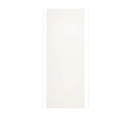 AICA Sanitaire Panneau mural de douche Blanc 90 x 210 cm mural aluminium avec 1 profile - Étanche, durable et facile à nettoyer- Panneau Mural De Salle De Bains