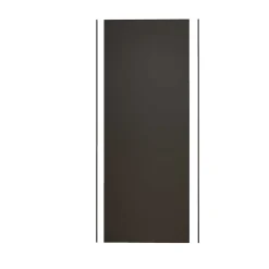 AICA Sanitaire Panneau Mural De Salle De Bains<Panneau mural de douche Noir 120 x 210 cm mural aluminium avec 1 profile - Étanche, durable et facile à nettoyer