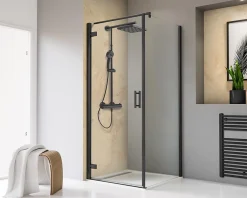 Schulte Panneau mural de salle de bains l.100 x H.255 cm, effet travertin beige, DécoDesign- Panneau Mural De Salle De Bains