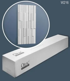 Orac Decor Panneau Mural Décoratif<Panneau mural design fragmenté - - L200xp1.6xH25cm - Carton complet 8 panneaux - W216