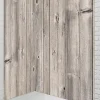 Ma nouvelle décoration Panneau Mural De Salle De Bains<Panneau Mural Douche salle de bain BOIS Grisé 90 cm x 210 cm Ma Nouvelle Déco